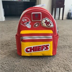 NFL Chiefs Red and Yellow Backpack